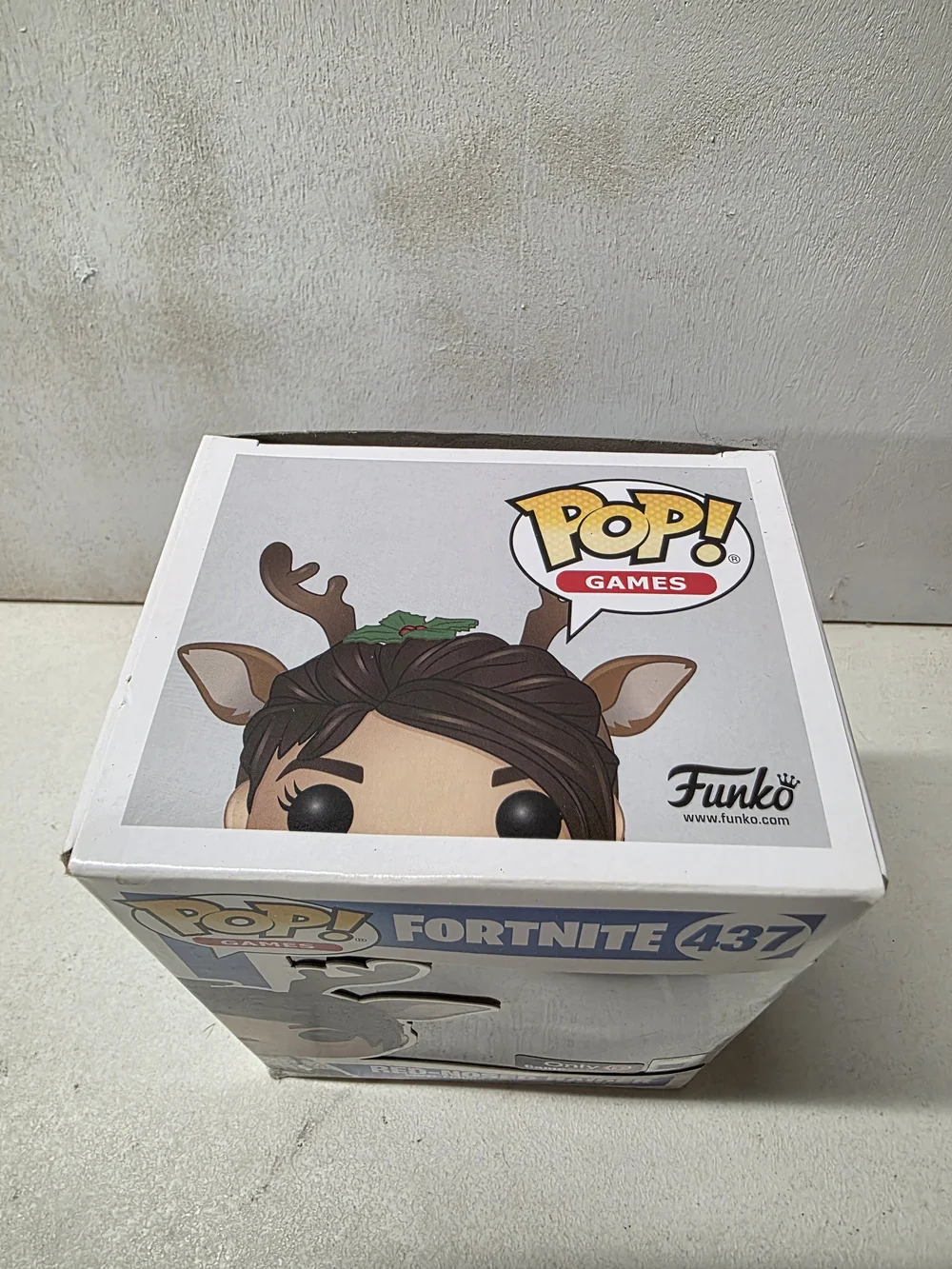 Funko Pop Fortnite Red-Nosed Raider #437 GameStop Exclusive 2018 Vaulted
